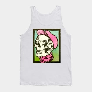 draw me #1 pop art skull graffiti stencil spray paint Tank Top